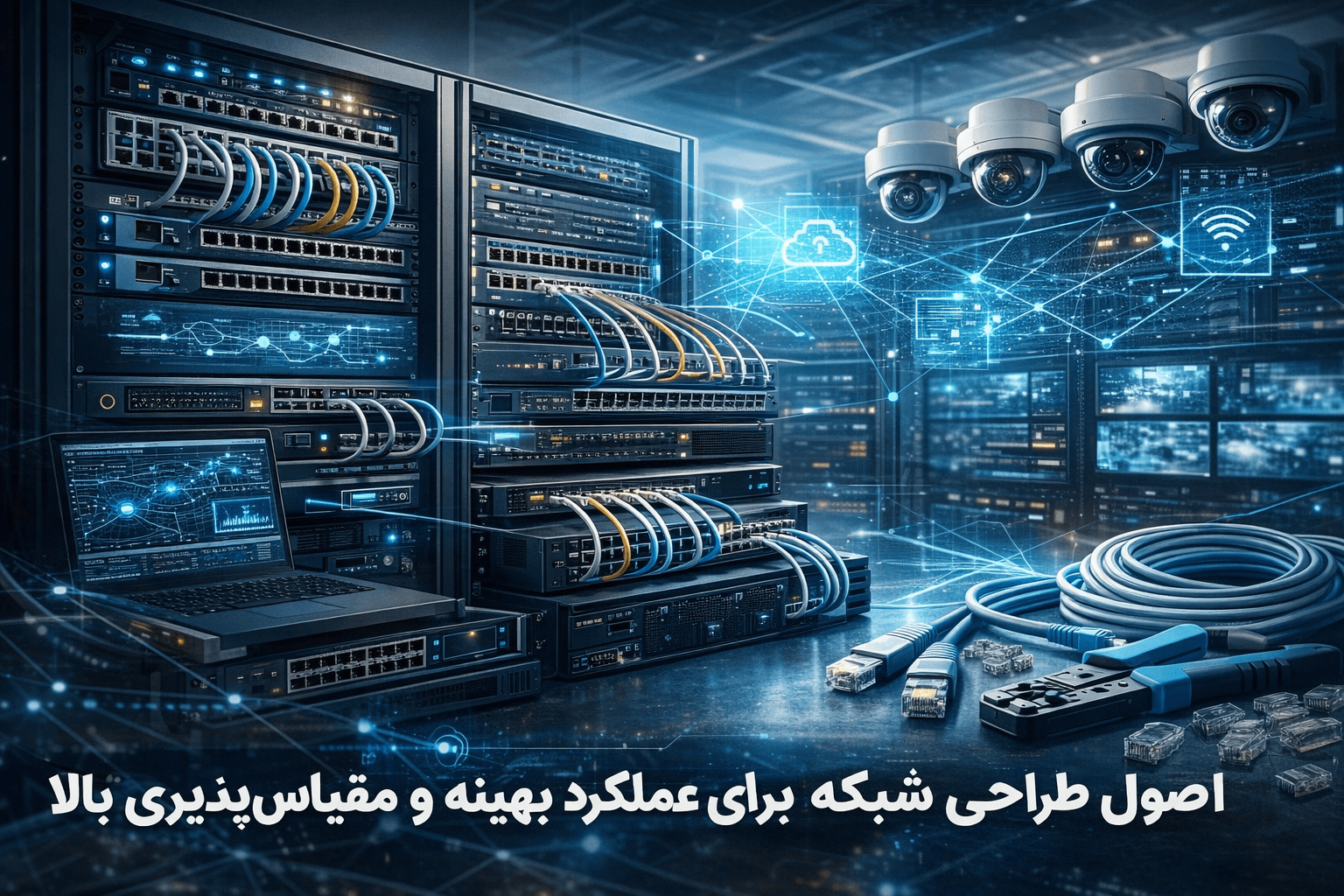 اصول طراحی شبکه برای عملکرد بهینه و مقیاس‌پذیری بالا