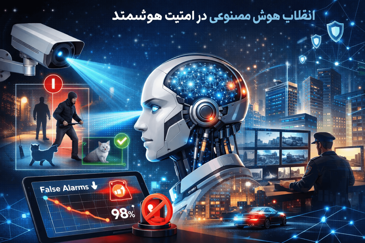کاهش هشدارهای کاذب تا حد چشمگیر انقلاب هوش مصنوعی در امنیت هوشمند