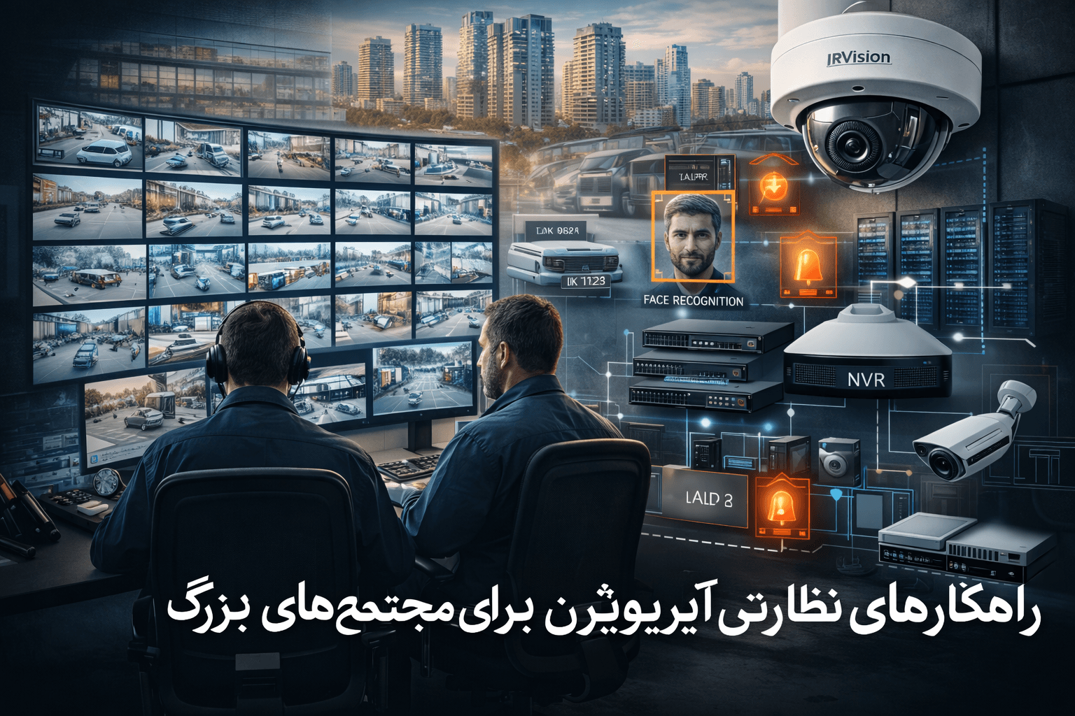 کنترل حرفه‌ای برای دوربین‌های مداربسته